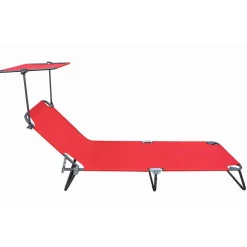 Garten Relaxliege - klappbar mit Dach - Vorena