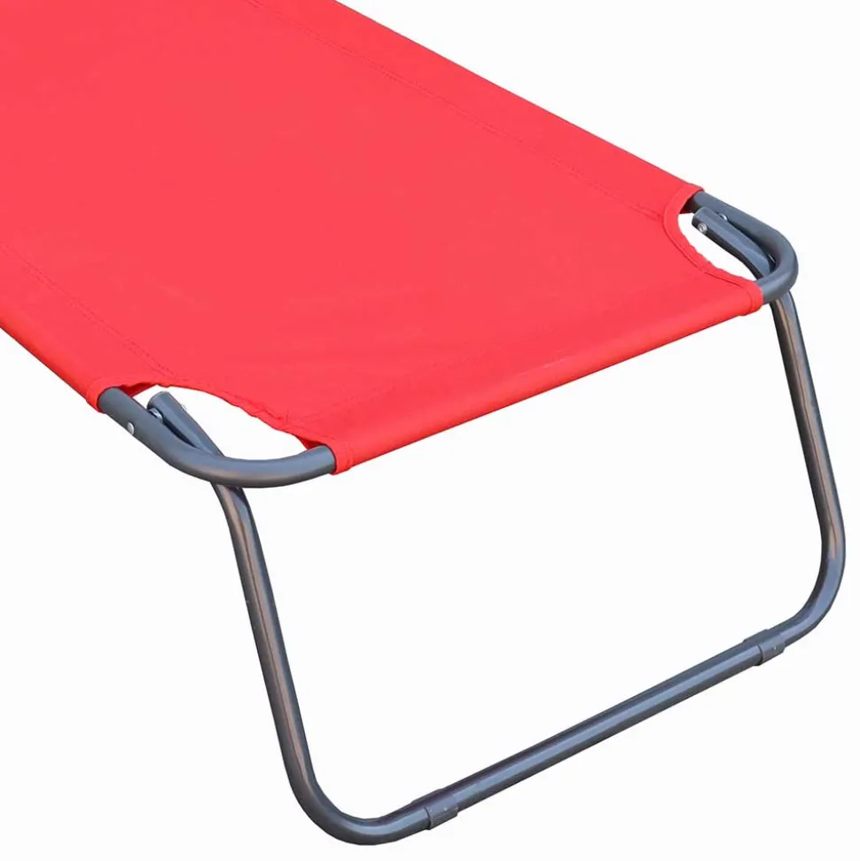 Garten Relaxliege - klappbar mit Dach - Vorena