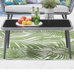 Garten Sitzegruppe aus Kunstrattan - Tocella (vierteilig)