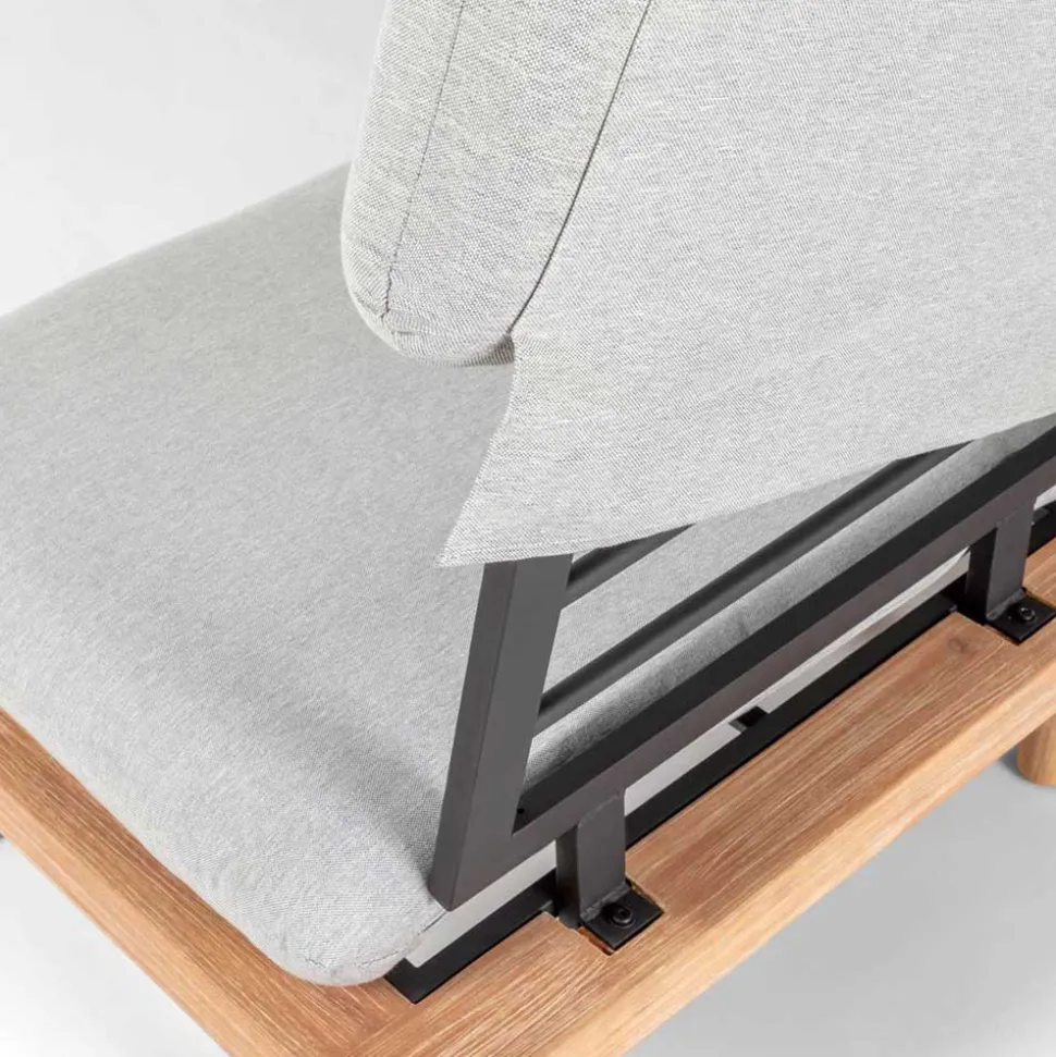 Garten Sitzgruppe aus Akazie massiv - Emeziano (fünfteilig)