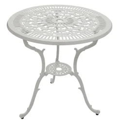 Garten Sitzgruppe aus Alu in Weiß - Monique (fünfteilig)