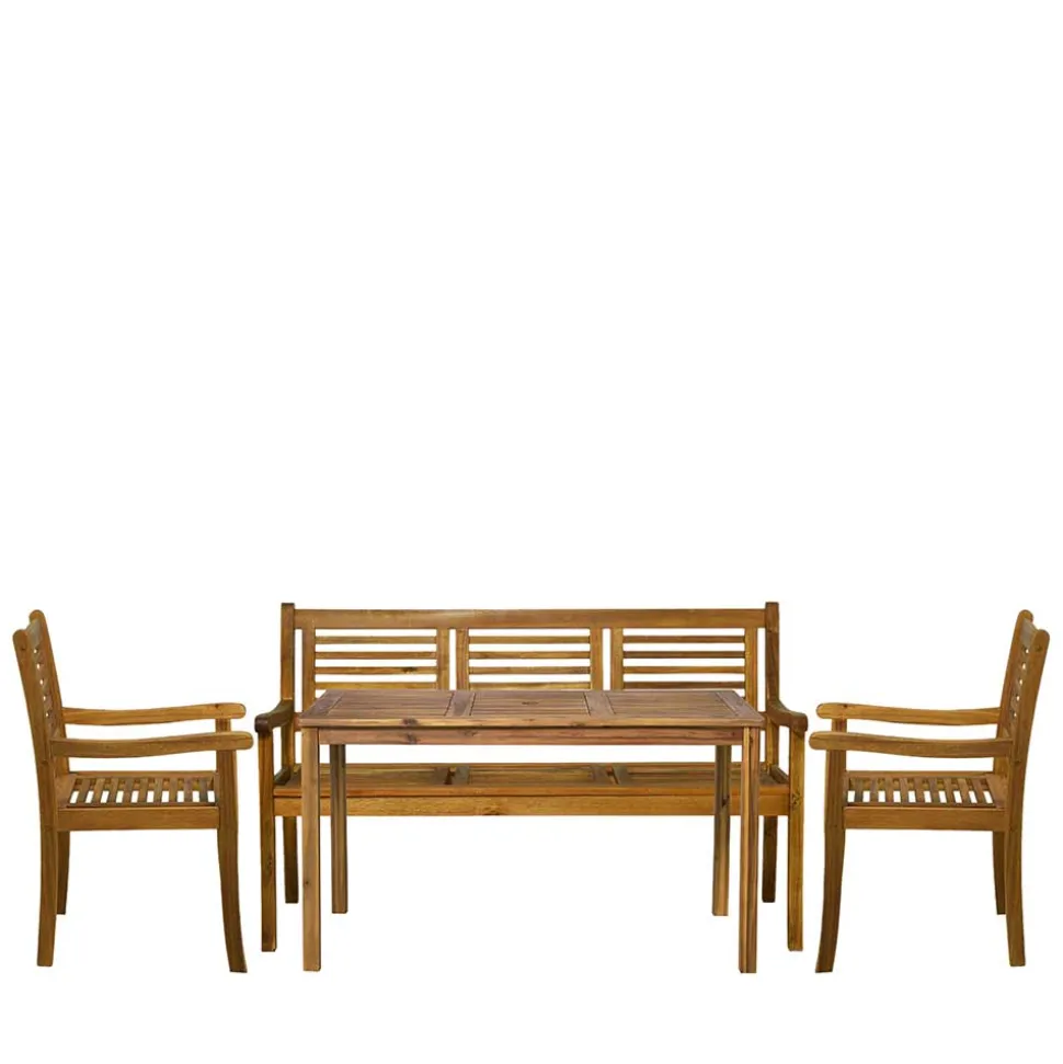 Garten Sitzgruppe mit Bank - Xose (vierteilig)