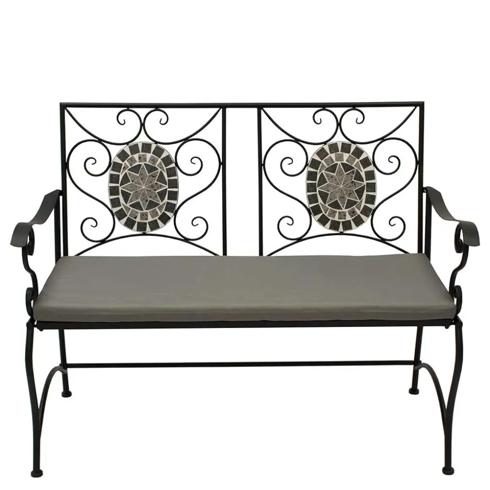 Gartenbank mit Mosaik aus Keramik - Tasmania