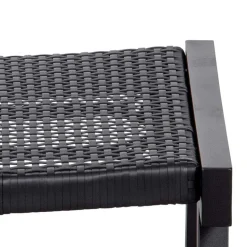 Gartensessel ohne Armlehnen in Schwarz - Saragoza