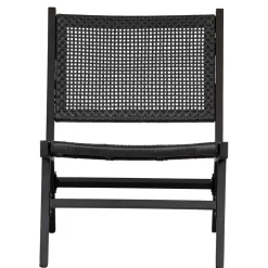 Gartensessel ohne Armlehnen in Schwarz - Saragoza