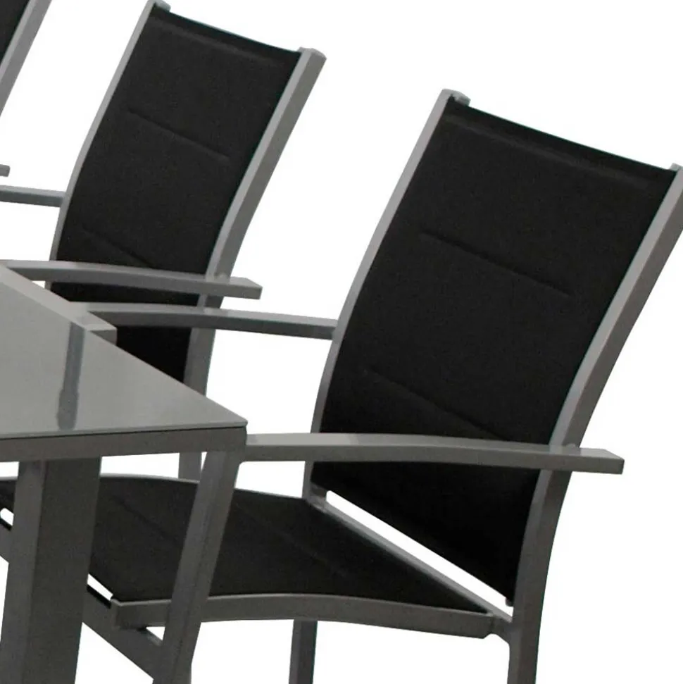 Gartensitzgruppe mit sechs Sitzplätzen - Capo (siebenteilig)