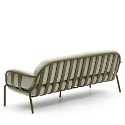 Gartensofa in Graugrün aus Metall - Ocna