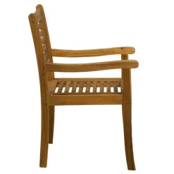 Gartenstuhl mit Armlehnen aus Akazie - Lecco