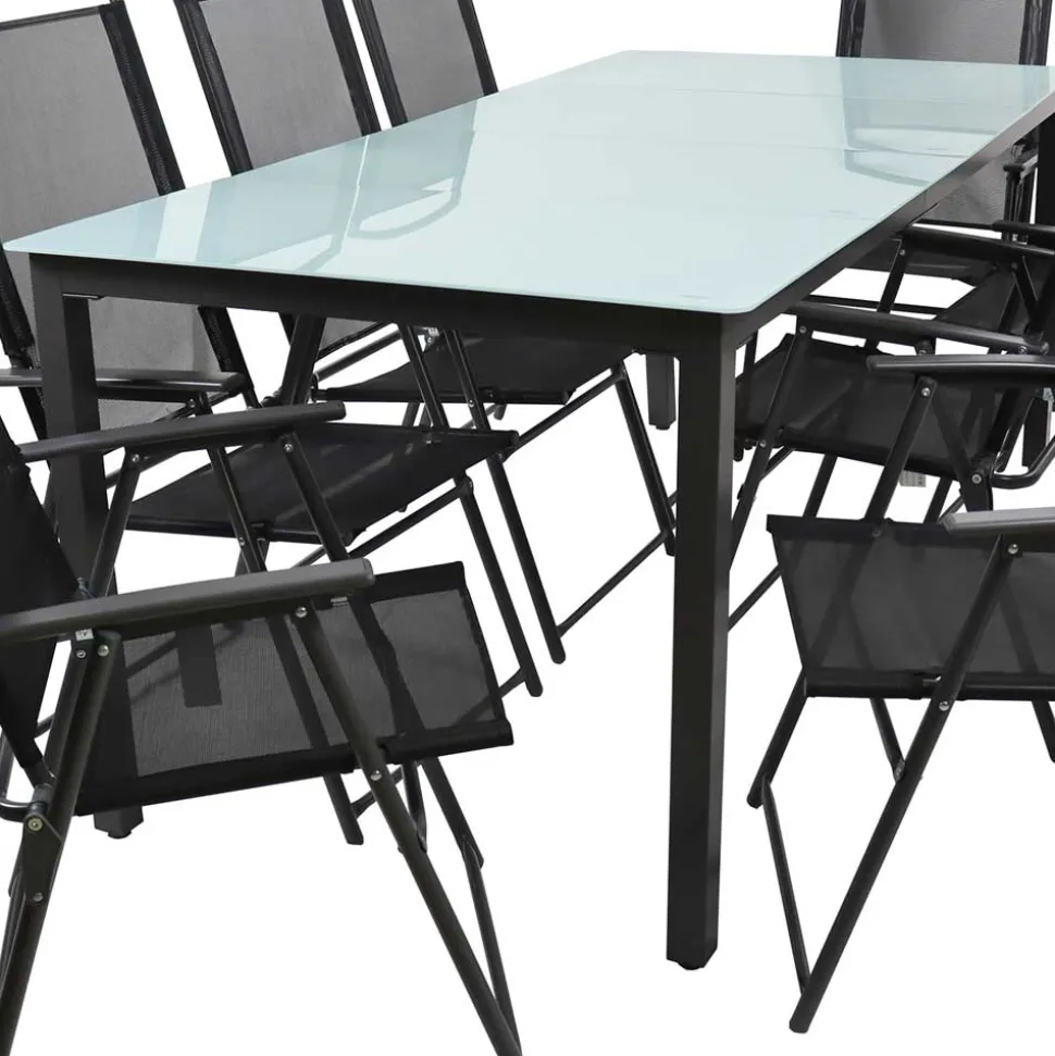 Gartentisch & 8 Stühle Set - Loytami (neunteilig)