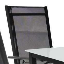 Gartentisch & vier Hochlehner Set - Barreras (fünfteilig)