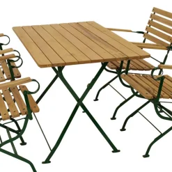 Gartentisch Essgruppe klappbar - Galazo (fünfteilig)