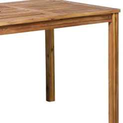 Gartentisch und vier Klappstühle - Antigrus (fünfteilig)