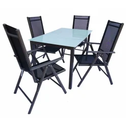 Gartentisch-Gruppe modern - Scolari (fünfteilig)