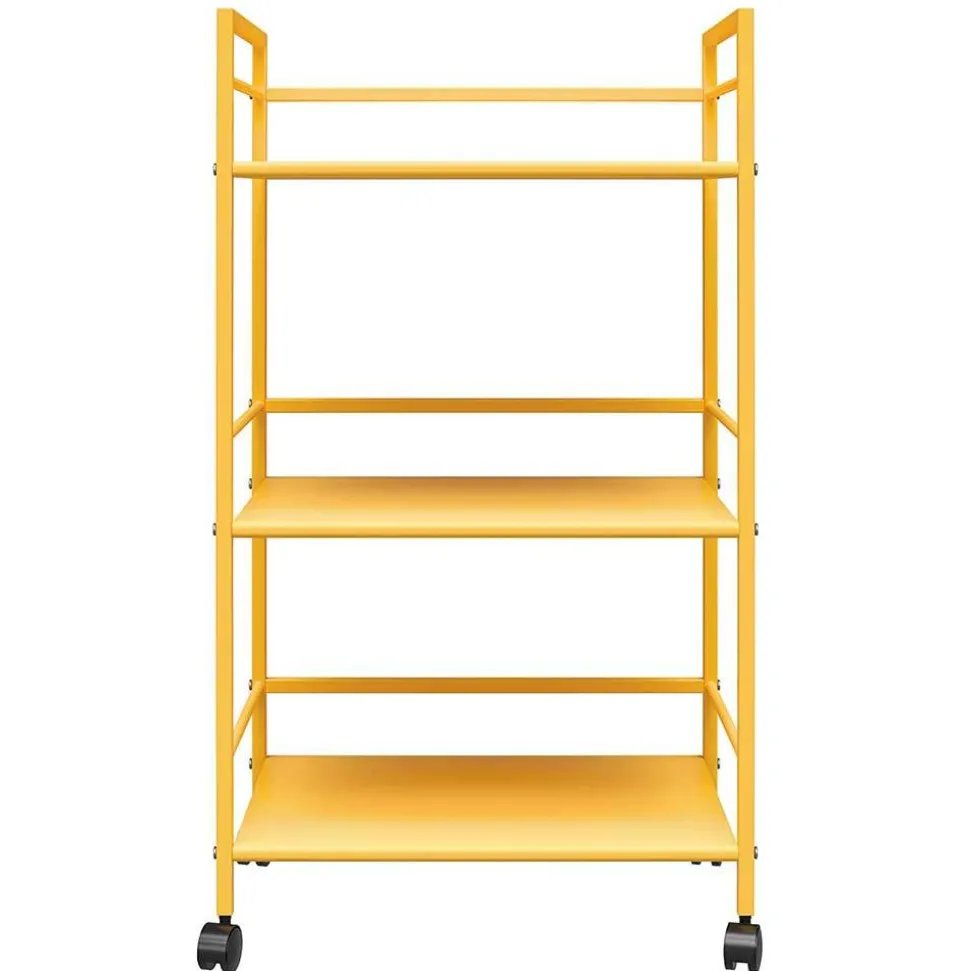 Gelber Servierwagen mit drei Etagen - Leviada