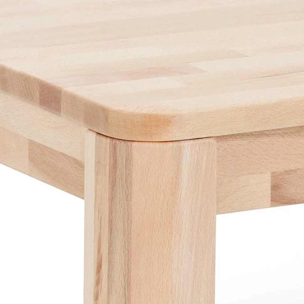 Geölter Kernbuche Tisch fürs Wohnzimmer - Lergavano