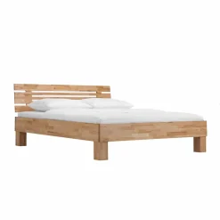 Geöltes Massivholzbett Benet in sieben Breiten