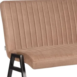 Gepolsterte Bank fürs Esszimmer in Hellbraun - Uminga