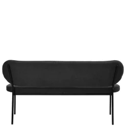 Gepolsterte Esstischbank in Dunkelgrau - Julisk