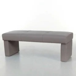 Gepolsterte Sitzbank Hawar in Grau
