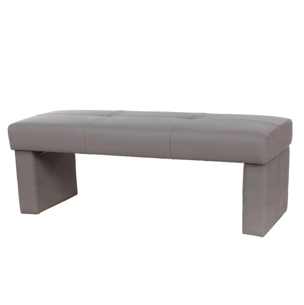 Gepolsterte Sitzbank Hawar in Grau