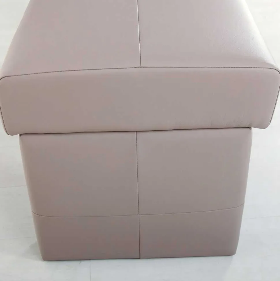 Gepolsterte Sitzbank Hawar in Grau