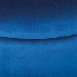 Gepolsterter Hocker in Blau & Gold - Chasmarin