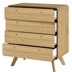 Gerundete Kommode mit vier Schubladen - Sophiea