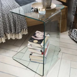 Glas Anstelltisch in Transparent - Fantastico