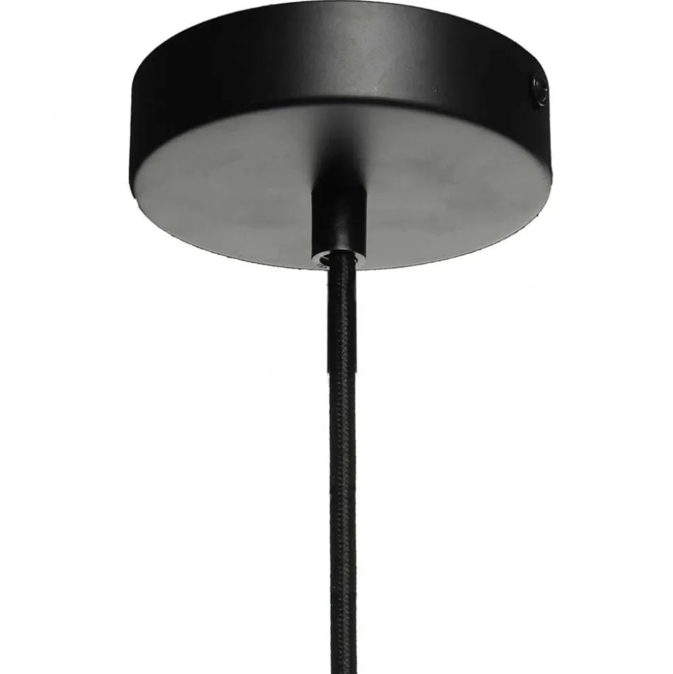 Glas Pendel Hängeleuchte in Grau - Memphys