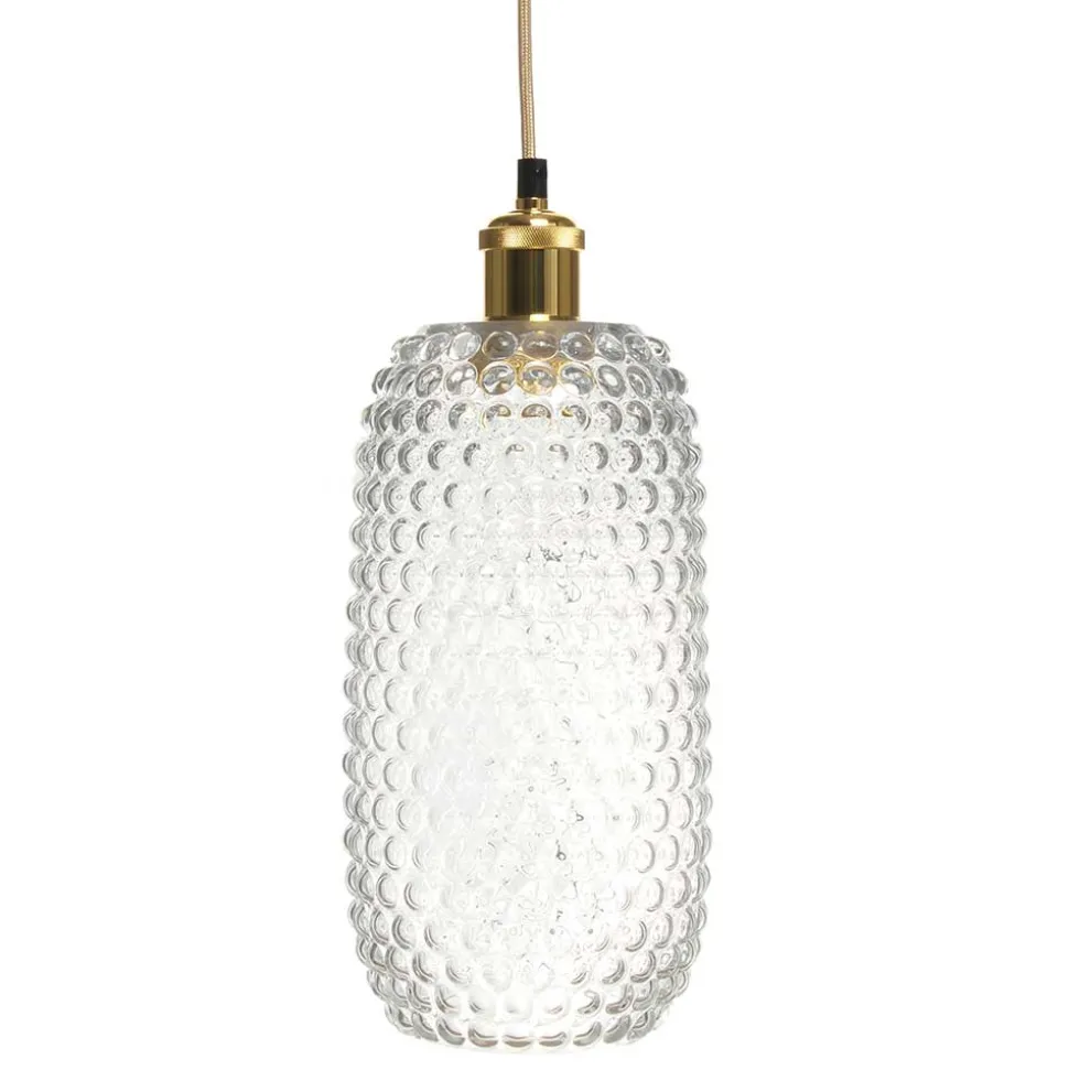 Glas Pendelleuchte in Transparent - Ranito