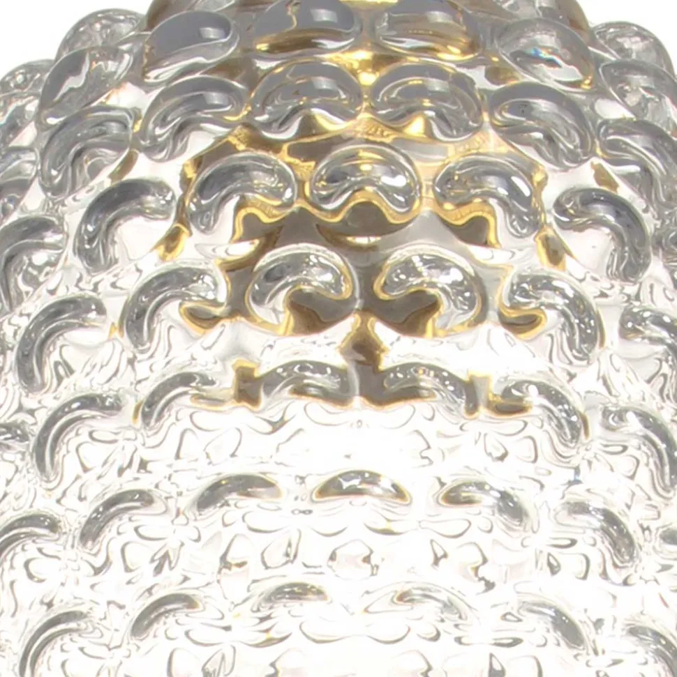 Glas Pendelleuchte in Transparent - Ranito