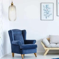 Glas Pendelleuchte in Transparent - Ranito