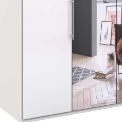 Gleittüren Schlafzimmerschrank mit Spiegel - Dolienca