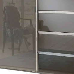 Gleittürenschrank in Braun Glasfront - Padrig