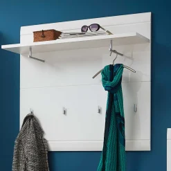 Günstige Flurmöbel in Weiß - Tiondon (fünfteilig)