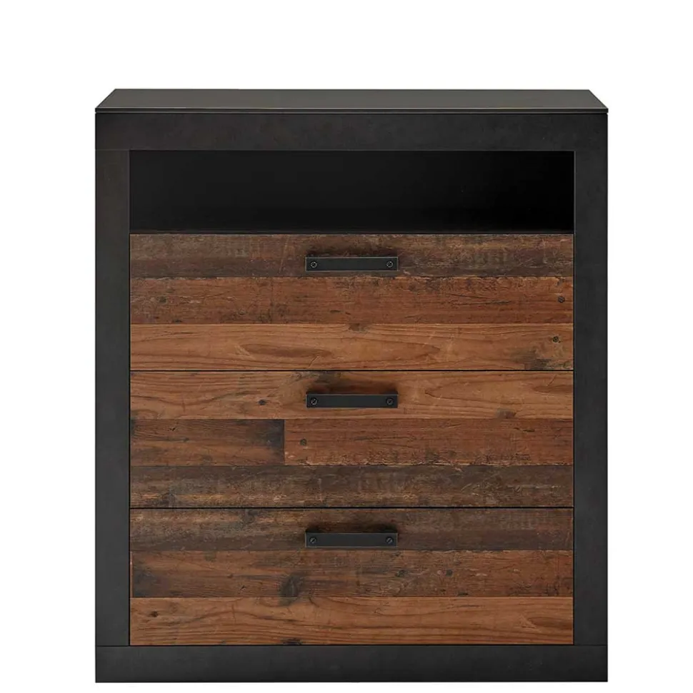 Günstige Kommode mit drei Schubladen & Fach - Timuras