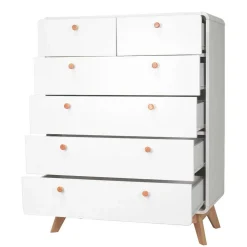 Günstige Kommode mit sechs Schubladen - Kolreva