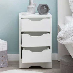 Günstige Nachtkommode mit drei Schubladen - Jian