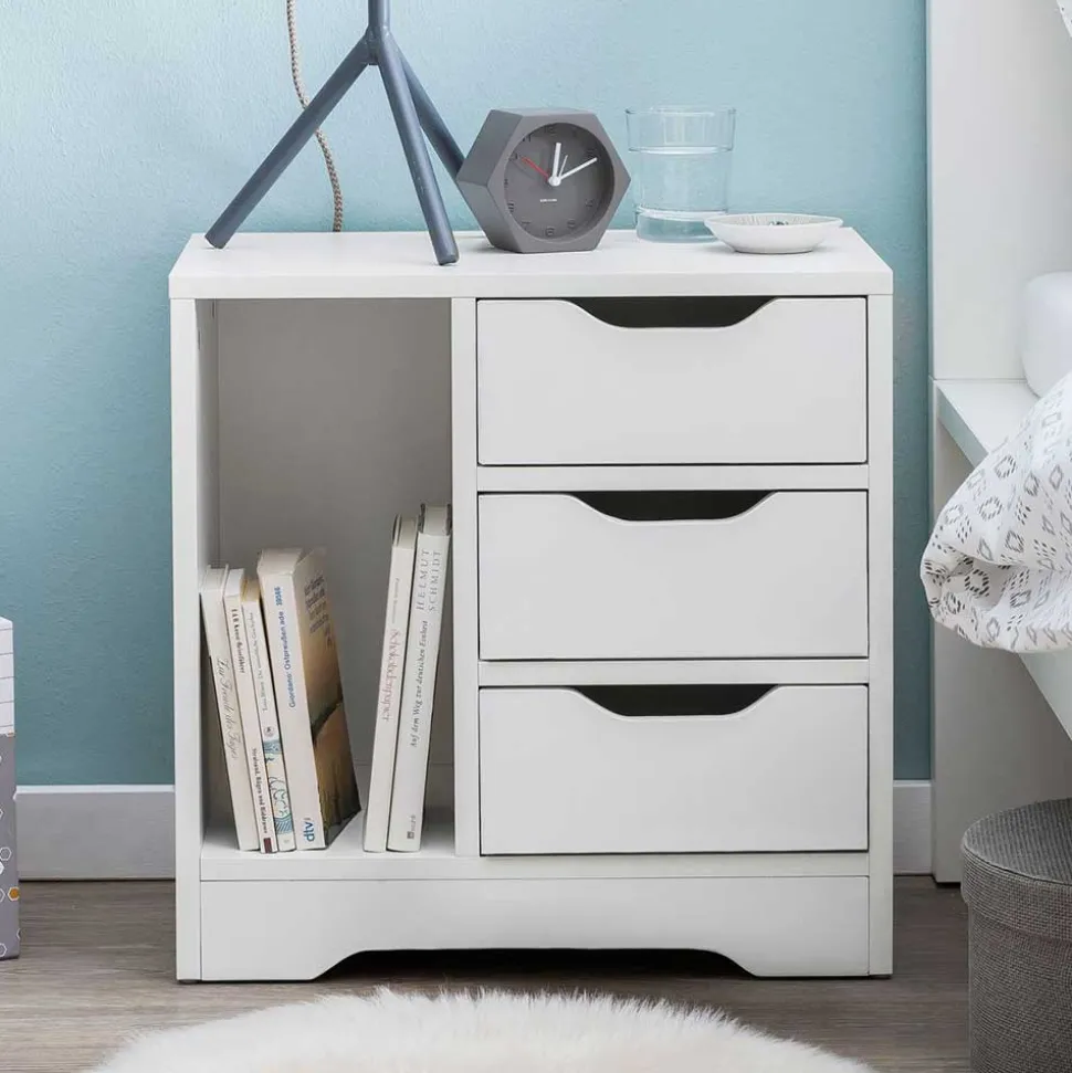 Günstiger Nachttisch mit Schubladen - Tenny