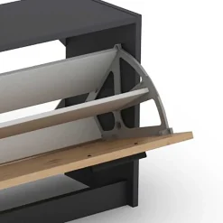 Günstiges Flurmöbel Set zweifarbig - Tower (zweiteilig)