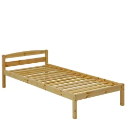 Günstiges Holzbett aus Fichte Massivholz - Niels