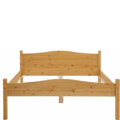 Günstiges Holzbett aus Massivholz Kiefer - Verwego