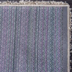 Graubrauner Teppich mit Hochflor - Liv