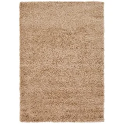 Graubrauner Teppich mit Hochflor - Liv