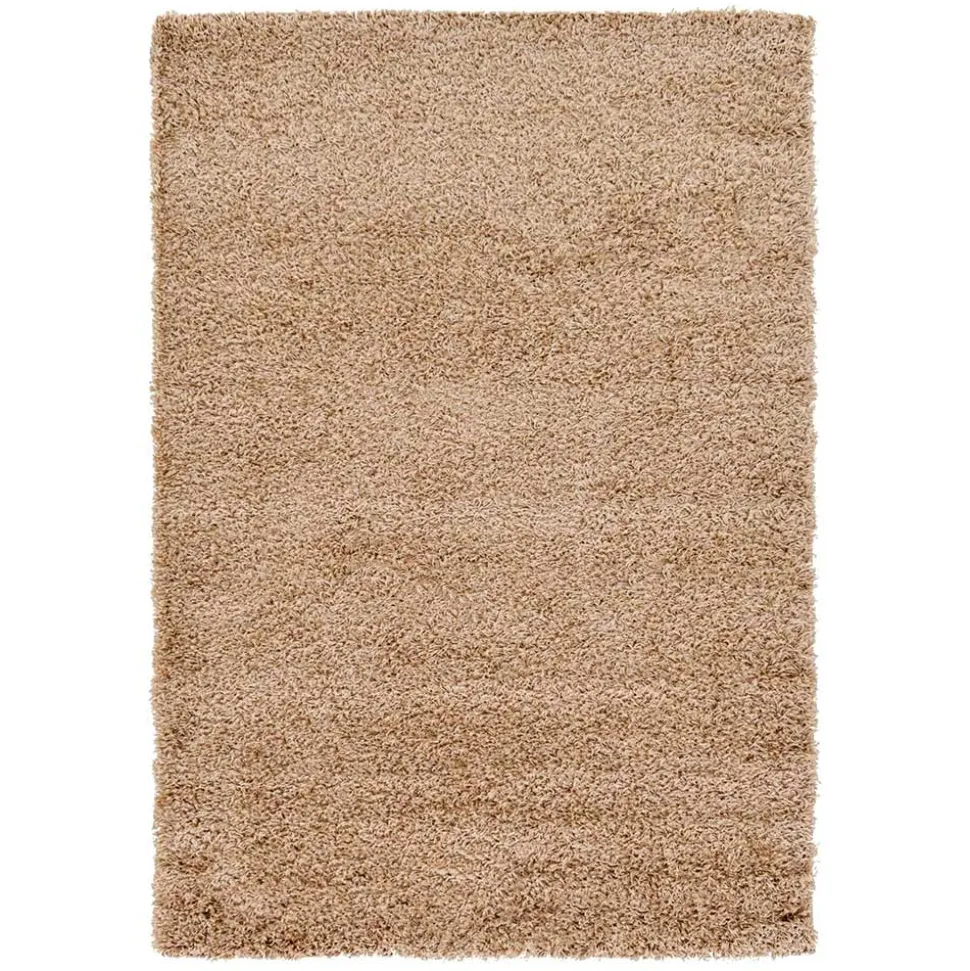 Graubrauner Teppich mit Hochflor - Liv