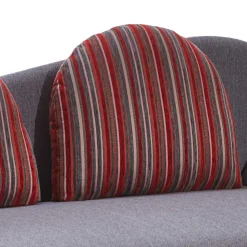 Graue Federkern Schlafcouch mit Bettkasten - Langos