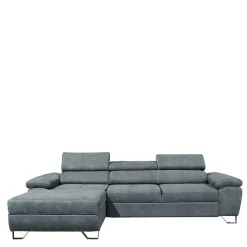 Graue Sofaecke mit Schlaffunktion - Quartia