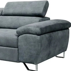 Graue Sofaecke mit Schlaffunktion - Quartia