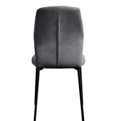 Graue Stoffstühle modern - Lenox (4er Set)