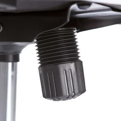 Grauer Chefsessel aus Mesh & Kunstleder - Echora